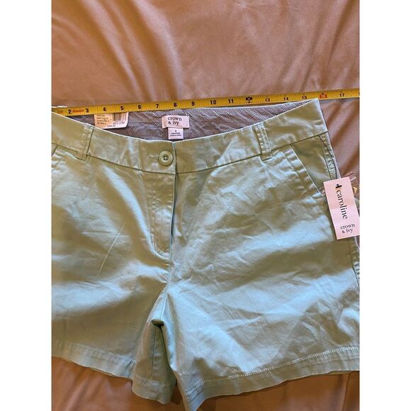 CROWN & IVY Womens Caroline Shorts Size 8 NWT - Picture 5 of 10
